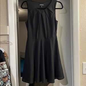 Express Classic Black Midi Dress